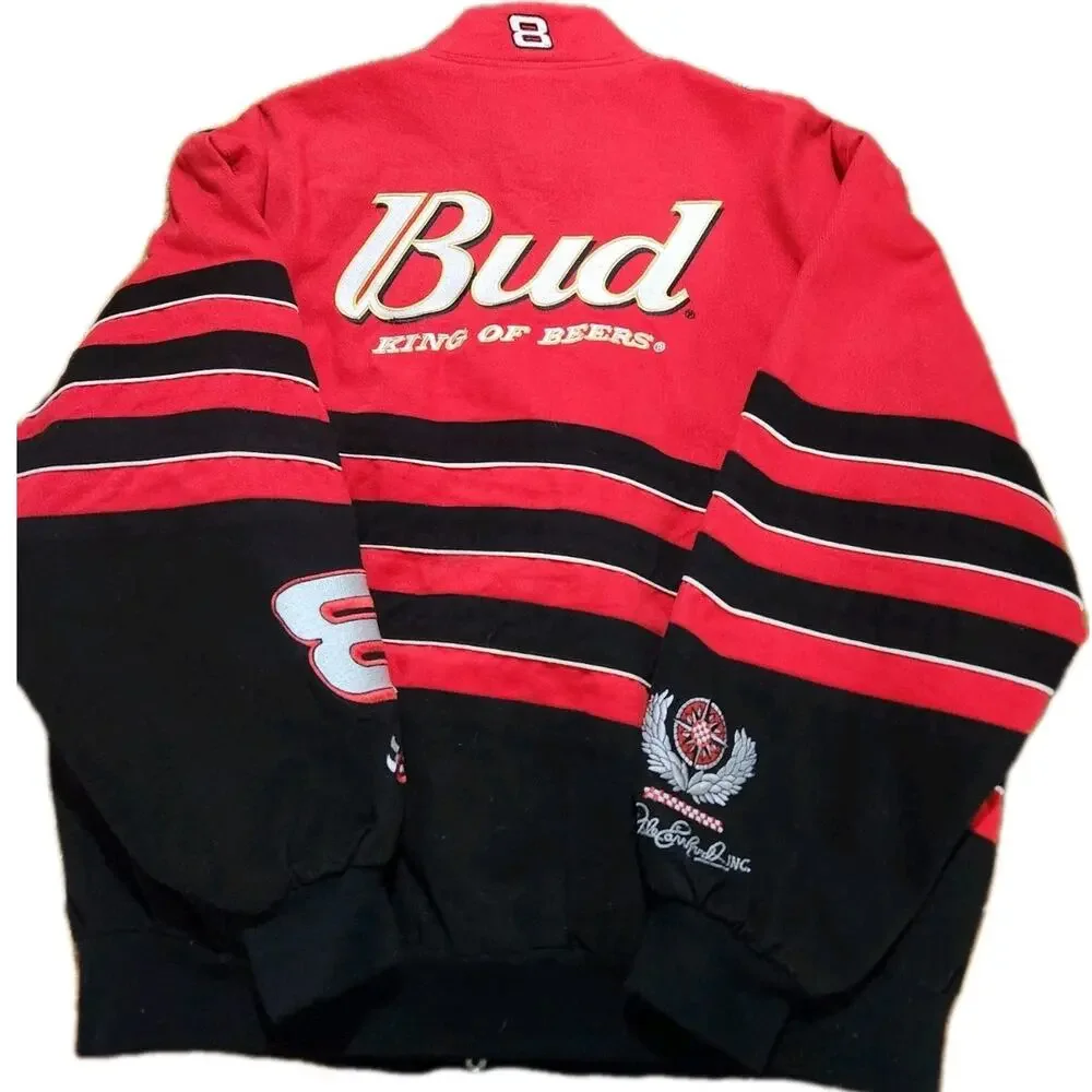 Dale Earnhardt Jr. #8 Budweiser Chase Authentics Racing Jacket Size XL